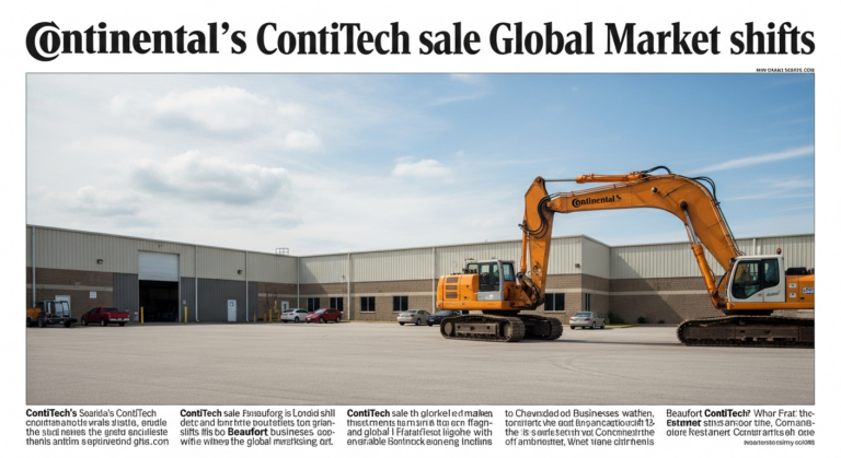 Continental’s $4.6 Billion ContiTech Sale Reflects Global Market Shifts, Watched by Beaufort Businesses