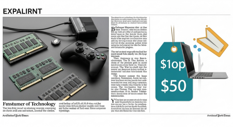 Global AI Memory Demand Pushes Consumer Device Prices Higher, Affecting Beaufort Shoppers