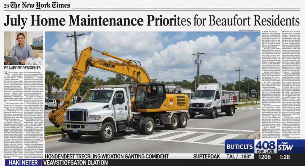 July Home Maintenance Priorities for Beaufort Residents