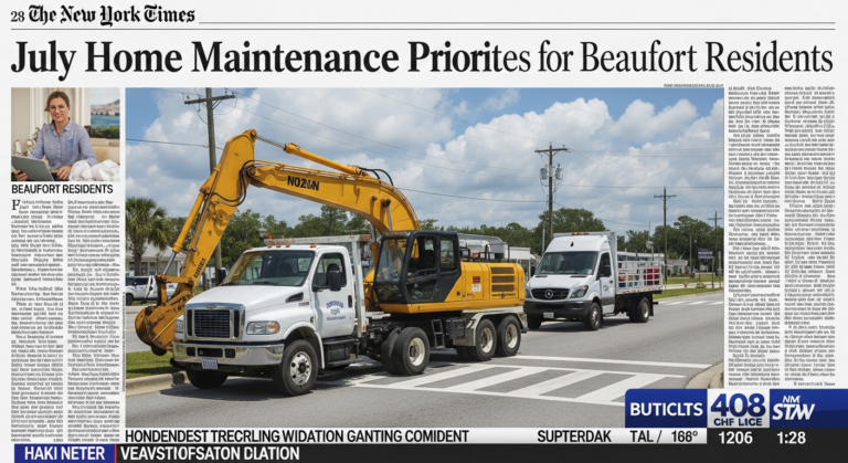 July Home Maintenance Priorities for Beaufort Residents