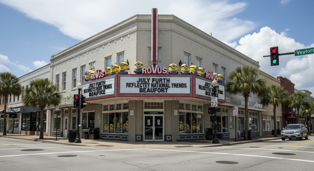 Minions and Monsters Leads July Fourth Box Office, Reflecting National Trends in Beaufort
