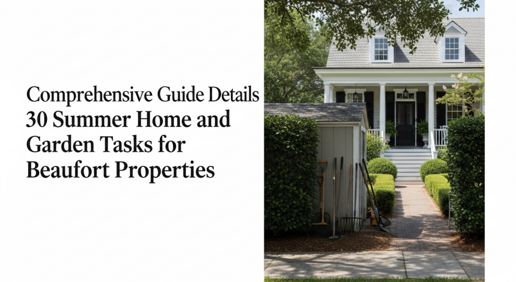 Comprehensive Guide Details 30 Summer Home and Garden Tasks for Beaufort Properties