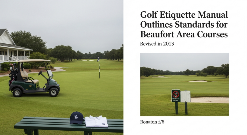 Golf Etiquette Manual Outlines Standards for Beaufort Area Courses