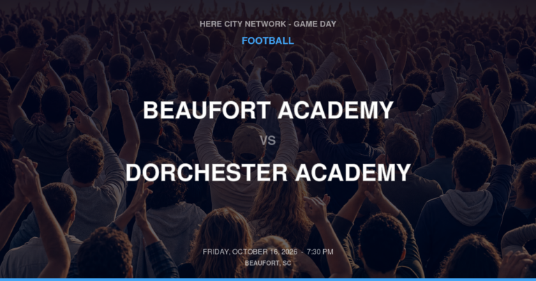 Beaufort Academy vs. Dorchester Academy — Football Game Day — St. George, SC — Oct 16, 2026
